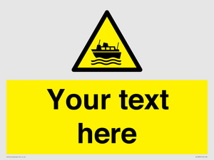 Custom warning ferries crossing vessels